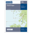 Imray Chart Y80: Sound of Gigha is a detailed Imray map for small craft, featuring coordinates, the Imray logo, and info on digital and mobile map downloads for Scotland’s west coast.