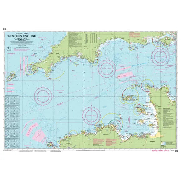 Imray Chart C10: Western English Channel Passage Chart - SailorShop