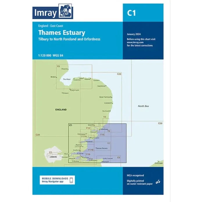 Imray Chart C1: Thames Estuary - SailorShop