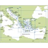 Imray Chart G28 maps Nísos Khíos and the Turkish coast, with labeled grid squares (M21–M39, G13–G45) covering Greek and Turkish waters. Part of the Imray G Series, it details the eastern Mediterranean region.