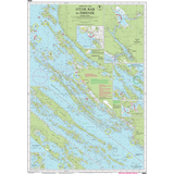 The Imray Chart M25: Otok Rab to Sibenik by Imray details coastal outlines, islands, routes, depths, and hazard zones—an ideal nautical chart for navigating this section of the Adriatic Sea.