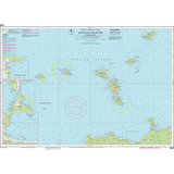 Imray Chart M47: Aeolian Islands by Imray details the islands off Italy’s west coast, showing coastal features, water depths, navigation routes, and inset port maps. Part of the Imray M Series charts for the Mediterranean Sea.
