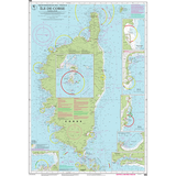 Imray Chart M6: Île de Corse—detailed Imray nautical chart of Corsica showing coastline, sea depths, harbors, and markers. Includes key port insets. Ideal for cruising sailors; part of the renowned Imray M Series charts.
