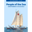 Book cover: "People of the Sea" by James Wharram & Hanneke Boon, published by Lodestar Books. The cover shows a catamaran sailing the ocean, inspired by Polynesian navigation. A quote at the top says, "Such a compelling read" – Tom Cunliffe.