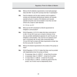 Page from "Regulatory Primer for Mates & Masters" by Witherby Seamanship, detailing fire detection requirements for ships built after July 2012. It covers Q&A on SOLAS updates about fixed fire detection systems and independent fire pumps, essential for MCA oral exams.