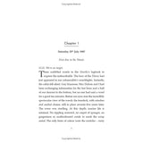 A page from "The Secrets of the Titanic" by Harper Collins, titled "Chapter 1," dated Saturday, 25th July 1987, explores an underwater expedition of the Titanic, vividly portraying the awe-inspiring sight of the legendary ship resting quietly as a significant piece of maritime history.