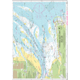 Imray Chart Y7: Thames Estuary South by Imray is ideal for small craft navigation, detailing water depths, routes, sandbanks, buoys, landmarks, and southern shoreline features with green and yellow land areas.
