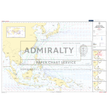 Admiralty Routeing Chart 5141(8): Malacca Strait to Marshall Islands – August, by Admiralty, features map grids, course markers, shipping routes, and insets for navigation from the Malacca Strait to the Marshall Islands.