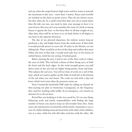 In "Waypoints" by Adlard Coles, thrilling sea journeys unfold on Scotland's west coast, where a father's tales captivate his children while navigating strong currents and tides during an enchanting five-hour trip.