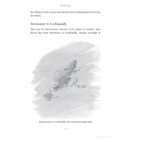 Page 13 of "Waypoints" by Adlard Coles features a grayscale sketch of the Hebrides, labeling Lewis and Harris. The text, rich in maritime storytelling, outlines a provisional passage plan from Stornoway to Lochmaddy.