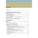 The contents page of "Surveying Yachts and Small Craft" by Adlard Coles covers sections on mandatory standards, small craft surveying, surveying equipment, and repairs for composite defects in yachts with page numbers. It includes discussions on regulations and inspection methods.