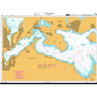 Admiralty Chart DE26: Flensburger Forde (Flensborg Fjord) by Admiralty shows coastal waters with depths, navigation routes, buoys, and landmasses for safe navigation. Includes detailed keys, labels, and coordinates for comprehensive coverage.