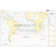 Admiralty Routeing Chart 5125(12): South Atlantic Ocean – December by Admiralty details ocean currents, wind directions, and shipping routes for navigation, with inset maps and annotations. Labeled “ADMIRALTY PAPER CHART SERVICE.”.