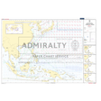 Admiralty Routeing Chart 5141(2): Malacca Strait to Marshall Islands - February by Admiralty details ocean navigation, islands, shipping routes, depths, with bold "ADMIRALTY PAPER CHART SERVICE" and insets/legends on the right.