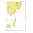 Admiralty Chart JP1221: Eastern Part of Osumi Kaikyo and Approaches by Admiralty displays detailed coastlines, shipping routes, water depths, and navigation aids with clear yellow-blue markings and precise notations for safe passage.
