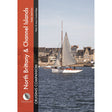 Cover of Fernhurst Books' "North Brittany & Channel Islands Cruising Companion" with a sailboat on calm water, a coastal town backdrop, and an orange vertical banner on the left, providing crucial pilotage details for sailing in Northern Brittany and the Channel Islands.