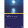 The cover of "Admiralty Tidal Stream Atlas NP254: The West Country, Falmouth to Teignmouth" by the UK Hydrographic Office features a serene moonlit ocean under a cloudy night sky; perfect for maritime navigation, it’s marked as the first edition from 2003.