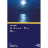 Cover of "Admiralty Tidal Stream Atlas NP265: France, West Coast," published by the United Kingdom Hydrographic Office. Ideal for voyage planning, it features a moonlit ocean view perfect for accurate tidal calculations.