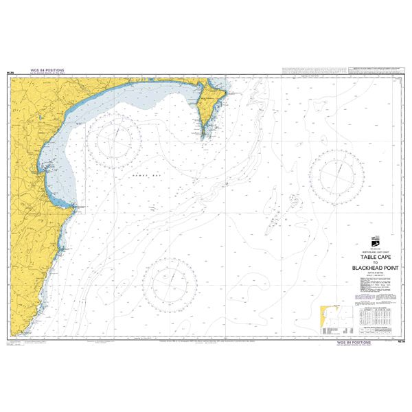 Admiralty Chart NZ56: Kahutara Point to Blackhead Point by Admiralty shows detailed coastline and navigation information. Land is shaded yellow, water is white with depth markings, produced by the United Kingdom Hydrographic Office.