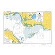 Admiralty Chart NZ681: Approaches to Bluff and Riverton/Aparima shows detailed coastlines, depths, routes, insets, and legends for major locations. An official Admiralty nautical chart for navigation near New Zealand's south coast.