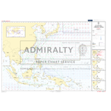 Admiralty Routeing Chart 5141(10): Malacca Strait to Marshall Islands (October) by Admiralty shows ocean navigation routes across the western Pacific, covering Southeast Asia, Australia, Japan, and the Marshall Islands.