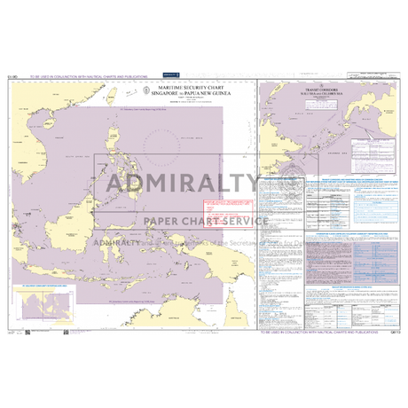 The Admiralty Chart Q6113: Maritime Security Chart - Zhanjiang to Hokkaido offers comprehensive coverage, highlighted zones, navigational info for safe sailing, a title box, detailed English notes, and an inset map—an ADMIRALTY Standard Nautical Chart.