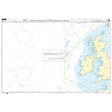 Admiralty Chart 4102: Western Approaches to United Kingdom and Ireland by Admiralty details sea depths, coastal outlines, and navigation boundaries—essential information for safe voyage planning with traditional paper charts.