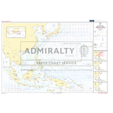 Admiralty Routeing Chart 5141(9): Malacca Strait to Marshall Islands - September by Admiralty. Features navigation markings, ocean passages, inset maps, a legend, and a prominent "ADMIRALTY" watermark across Southeast Asia to the Marshall Islands.
