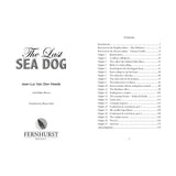 Cover and contents of "The Last Sea Dog" by sailor Jean-Luc Van Den Heede, translated by Lucinda Smit, published by Fernhurst Books. Contains chapters on solo circumnavigation and the 2018 Golden Globe Race.