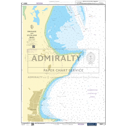 Admiralty Small Craft Charts - 5601 - East Devon and Dorset